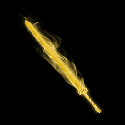 金色细长帝皇之剑传奇武器素材